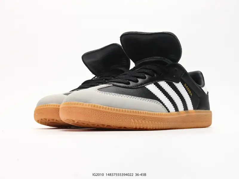 Adidas Originals Samba 桑巴舞系列阿迪达斯 三叶草 绅士德训足球风百搭低帮休闲运动板鞋 IG2010 #14837555394022