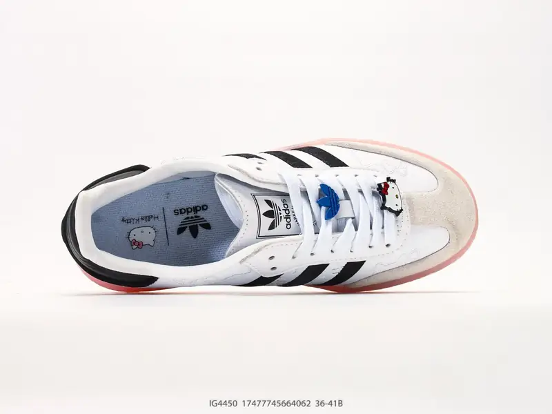 Adidas/阿迪达斯 HELLO KETTY 猫🐱男女款运动鞋 三叶草SAMBA VELENTINE 休闲鞋 德训鞋 复古板鞋经典运动鞋 IG4450 #17477745664062