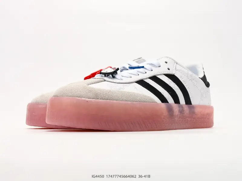 Adidas/阿迪达斯 HELLO KETTY 猫🐱男女款运动鞋 三叶草SAMBA VELENTINE 休闲鞋 德训鞋 复古板鞋经典运动鞋 IG4450 #17477745664062