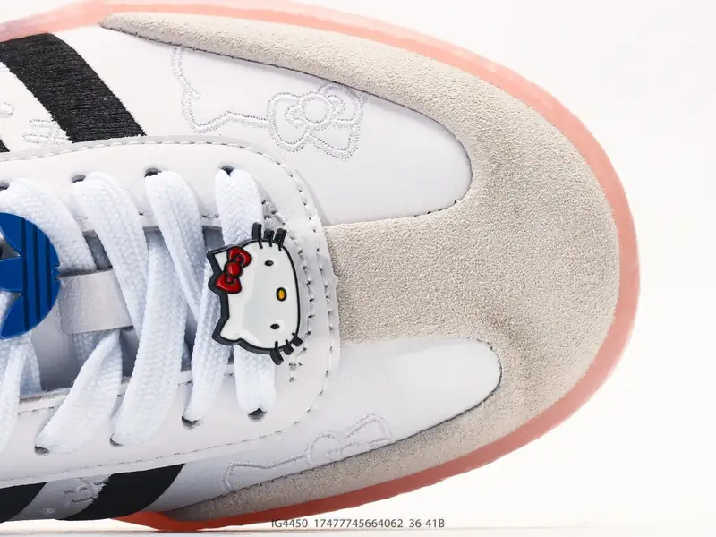 Adidas/阿迪达斯 HELLO KETTY 猫🐱男女款运动鞋 三叶草SAMBA VELENTINE 休闲鞋 德训鞋 复古板鞋经典运动鞋 IG4450 #17477745664062