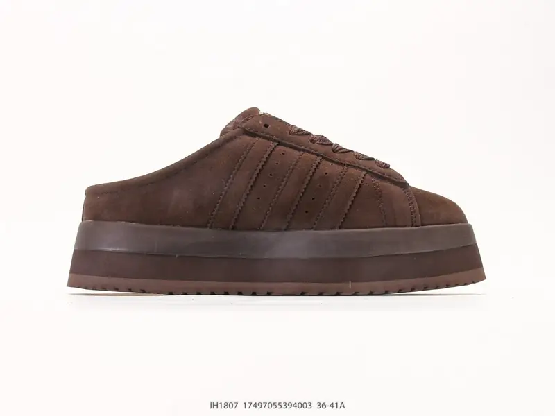 Adidas CAMPUS 00s WTR LO 百搭单品阿迪加绒半拖学院系列 面包风经典复古低帮百搭休闲运动板鞋 IH1807 #17497055394003