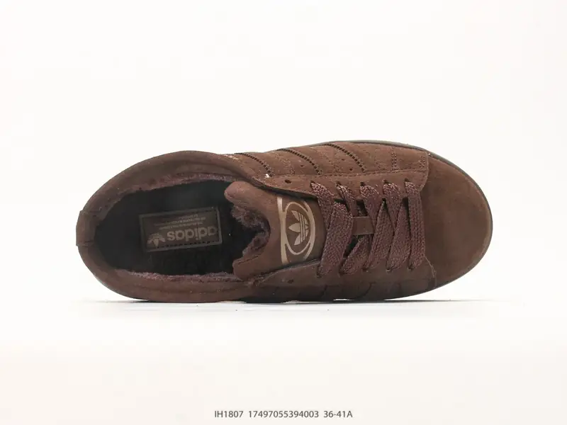 Adidas CAMPUS 00s WTR LO 百搭单品阿迪加绒半拖学院系列 面包风经典复古低帮百搭休闲运动板鞋 IH1807 #17497055394003