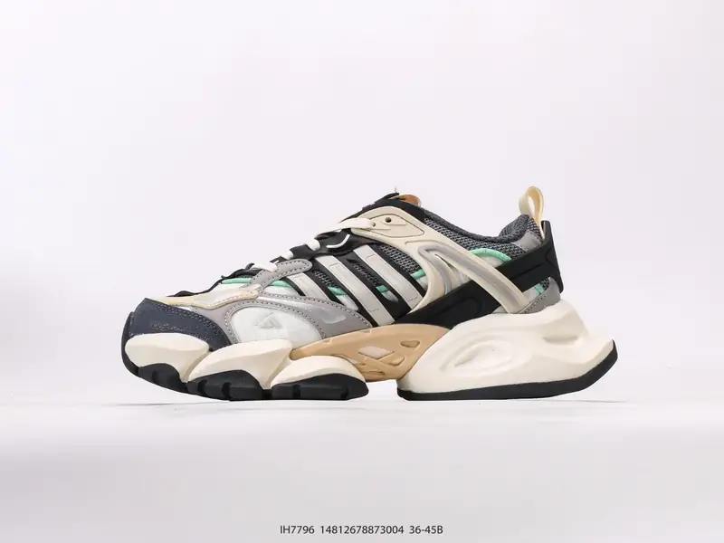 阿迪达斯Adidas XLG Runner Deluxe 跑步者豪华版系列低帮厚底增高老爹风复古缓震休闲运动慢跑鞋“黑暗灰反光” IH7796 #14812678873004