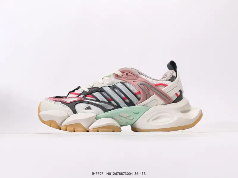 阿迪达斯Adidas XLG Runner Deluxe 跑步者豪华版系列低帮厚底增高老爹风复古缓震休闲运动慢跑鞋“黑暗灰反光” IH7797 #14812678873004