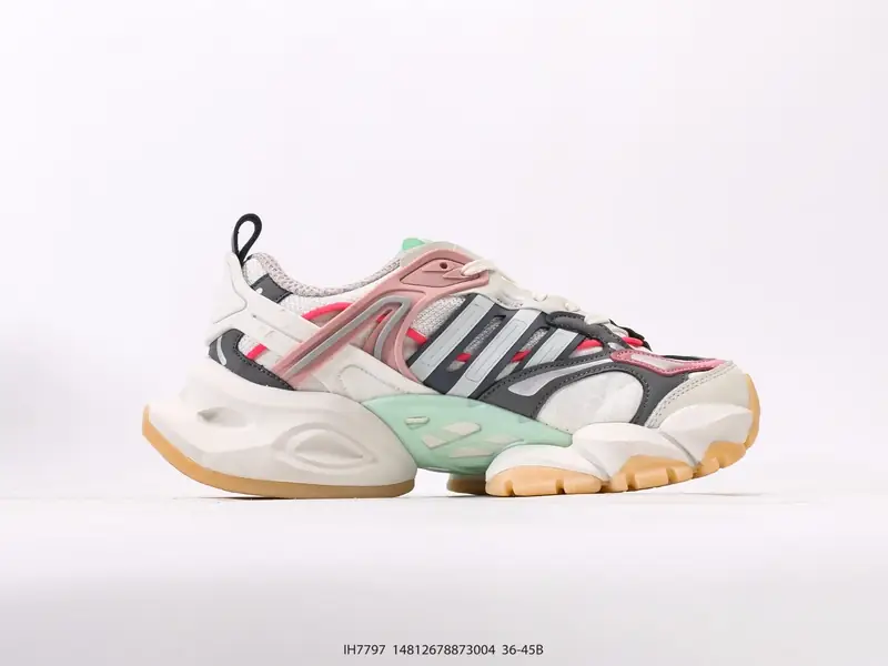 阿迪达斯Adidas XLG Runner Deluxe 跑步者豪华版系列低帮厚底增高老爹风复古缓震休闲运动慢跑鞋“黑暗灰反光” IH7797 #14812678873004