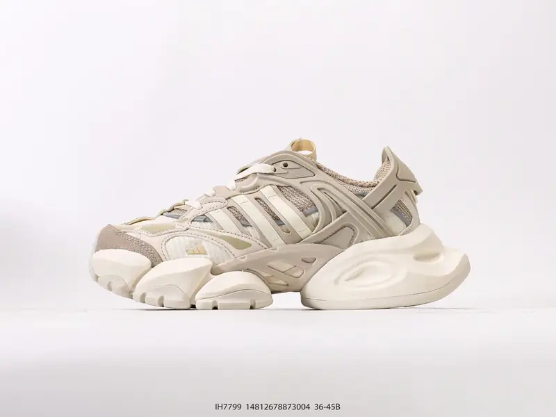 阿迪达斯Adidas XLG Runner Deluxe 跑步者豪华版系列低帮厚底增高老爹风复古缓震休闲运动慢跑鞋“黑暗灰反光” IH7799 #14812678873004