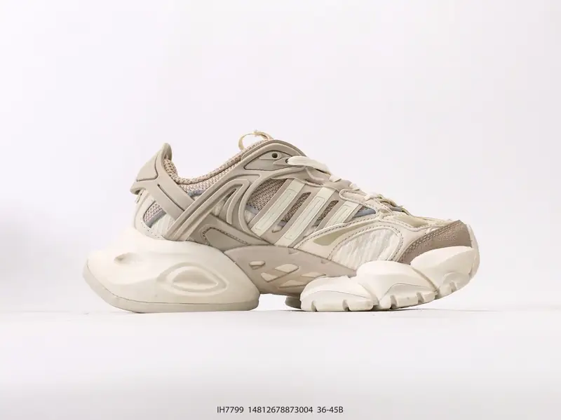 阿迪达斯Adidas XLG Runner Deluxe 跑步者豪华版系列低帮厚底增高老爹风复古缓震休闲运动慢跑鞋“黑暗灰反光” IH7799 #14812678873004