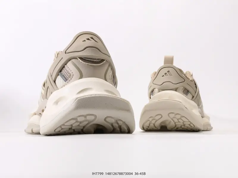 阿迪达斯Adidas XLG Runner Deluxe 跑步者豪华版系列低帮厚底增高老爹风复古缓震休闲运动慢跑鞋“黑暗灰反光” IH7799 #14812678873004