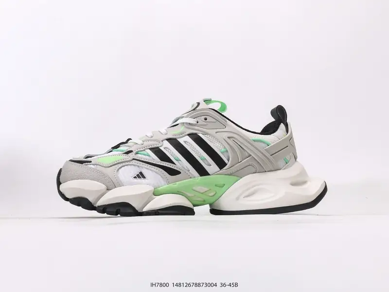 阿迪达斯Adidas XLG Runner Deluxe 跑步者豪华版系列低帮厚底增高老爹风复古缓震休闲运动慢跑鞋“黑暗灰反光” IH7800 #14812678873004