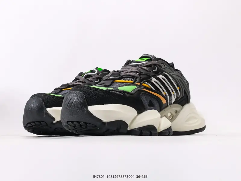 阿迪达斯Adidas XLG Runner Deluxe 跑步者豪华版系列低帮厚底增高老爹风复古缓震休闲运动慢跑鞋“黑暗灰反光” IH7801 #14812678873004