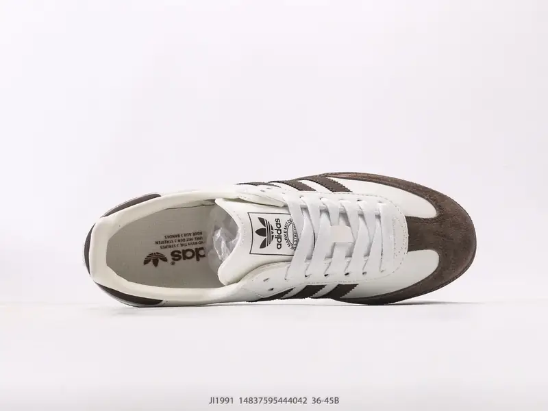 阿迪达斯Adidas Originals Samba 桑巴舞系列阿迪达斯 三叶草 绅士德训足球风百搭低帮休闲运动板鞋 JI1991 #14837595444042