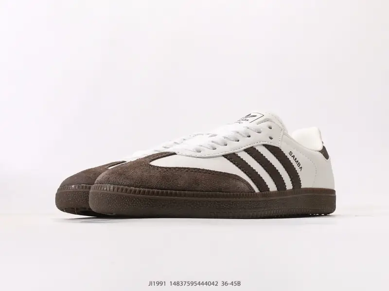 阿迪达斯Adidas Originals Samba 桑巴舞系列阿迪达斯 三叶草 绅士德训足球风百搭低帮休闲运动板鞋 JI1991 #14837595444042