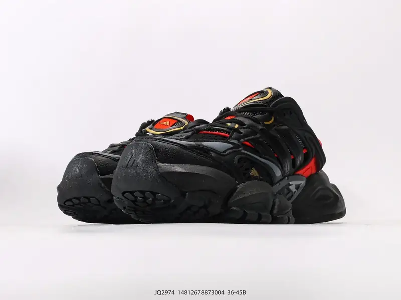 阿迪达斯Adidas XLG Runner Deluxe 跑步者豪华版系列低帮厚底增高老爹风复古缓震休闲运动慢跑鞋“黑暗灰反光” JQ2974 #14812678873004