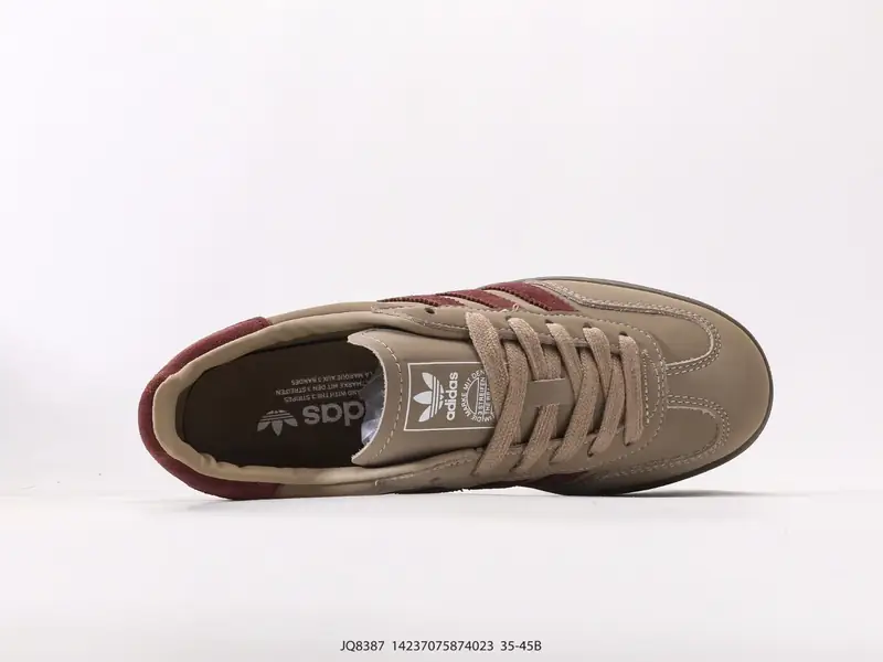阿迪达斯Adidas Originals Gazelle Indoor 三叶草复古休闲防滑耐磨低帮板鞋 JQ8387 #14237075874023