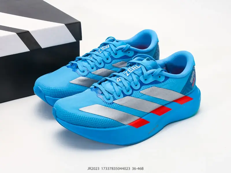 阿迪达斯 Ad Adizero Evo SL 阿迪超轻透气缓震跑鞋 #以令人难以置信的138克重量，刷新了跑鞋轻量化的记录，阿迪在材料科学和 JR2023 #17337835044023