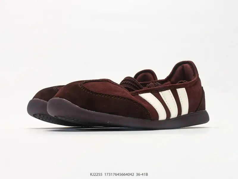 adidas BARREDA Mary Jane 舒适贴合 玛丽珍鞋 复古风玛丽珍鞋，通勤约会逛街都适合，红白拼色圆头搭碎花裙更有法式味道，松紧带穿脱省心，织物 KJ2255 #17317645664042
