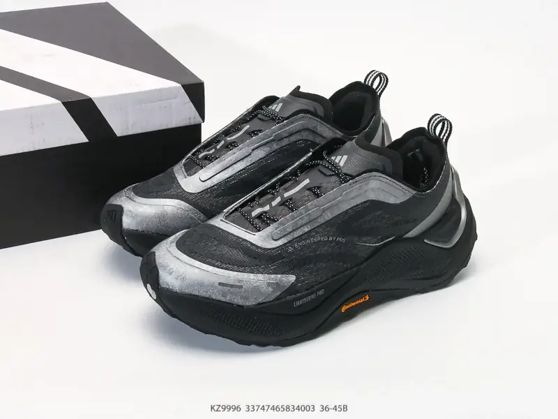 Adidas FOS HOLO PEAK 透气网纱 户外越野机能跑鞋 • 🚀秒穿体验：抽绳式无鞋带 KZ9996 #33747465834003