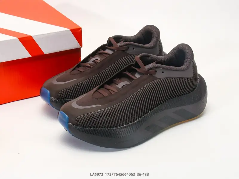阿迪达斯 Adidas HYPER BOOST EDGE M 全掌爆米花回弹大底 实拍首发 三叶草 清风系列 复古网面透气跑步鞋 网面透气 LA5973 #17377645664063