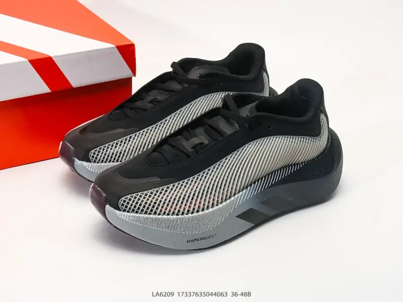 Adidas Hyperboost EDGE 阿迪达斯 耐磨缓震 Boost 爆米花 休闲运动跑鞋 新缓震科技 LA6209 #17337635044063