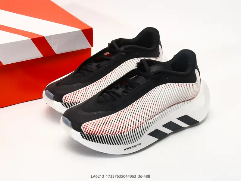 Adidas Hyperboost EDGE 阿迪达斯 耐磨缓震 Boost 爆米花 休闲运动跑鞋 新缓震科技 LA6213 #17337635044063