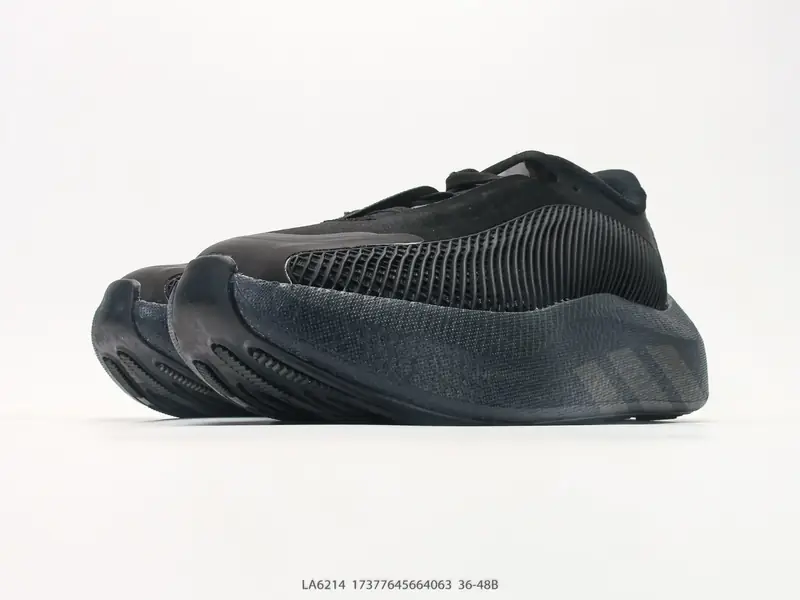 阿迪达斯 Adidas HYPER BOOST EDGE M 全掌爆米花回弹大底 实拍首发 三叶草 清风系列 复古网面透气跑步鞋 网面透气 LA6214 #17377645664063