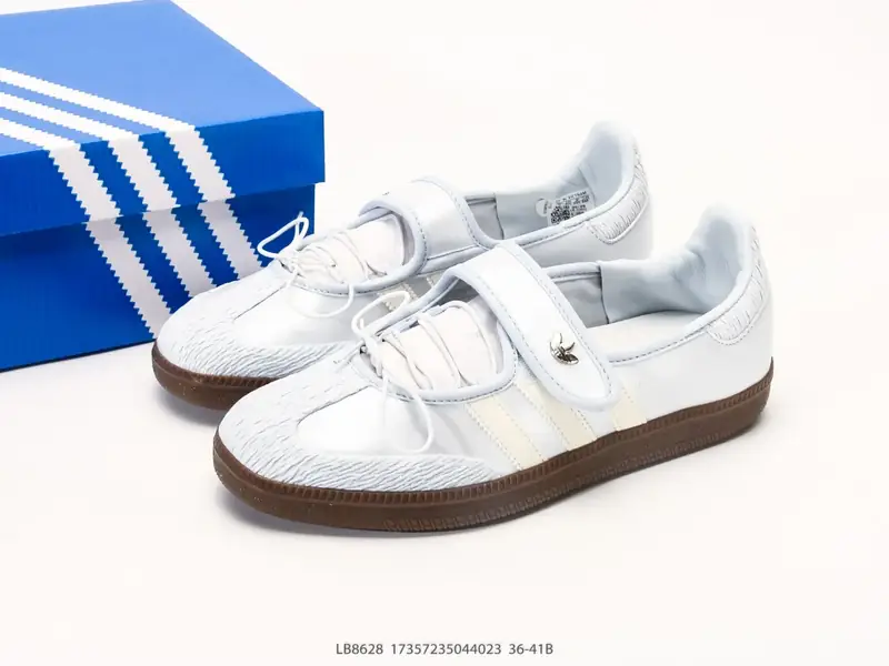 阿迪达斯 ADIDAS ORIGINALS SAMBA JANE 舒适百搭 玛丽珍鞋 女款 经典复古芭蕾舞鞋 德训鞋 这个真的百搭又可爱 LB8628 #17357235044023