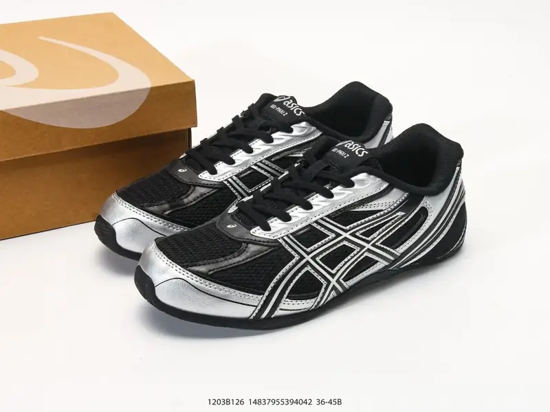 Asics Sportschuhe Retro Atmungsaktiv Gedämpft 1203B126 #14837955394042