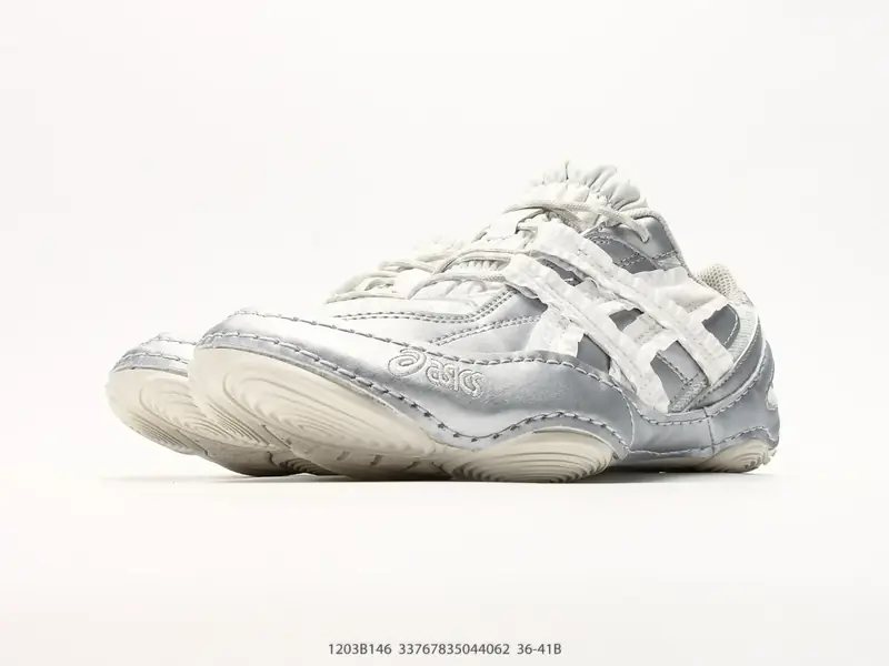 Asics Hypersync 亚瑟士 薄底德训 时尚经典透气包裹性轻便 低帮休闲板鞋 以复古之名 解锁街头新表达 低帮薄底 颜值与脚感并存 交叉绑带 未来感流线型 1203B146 #33767835044062