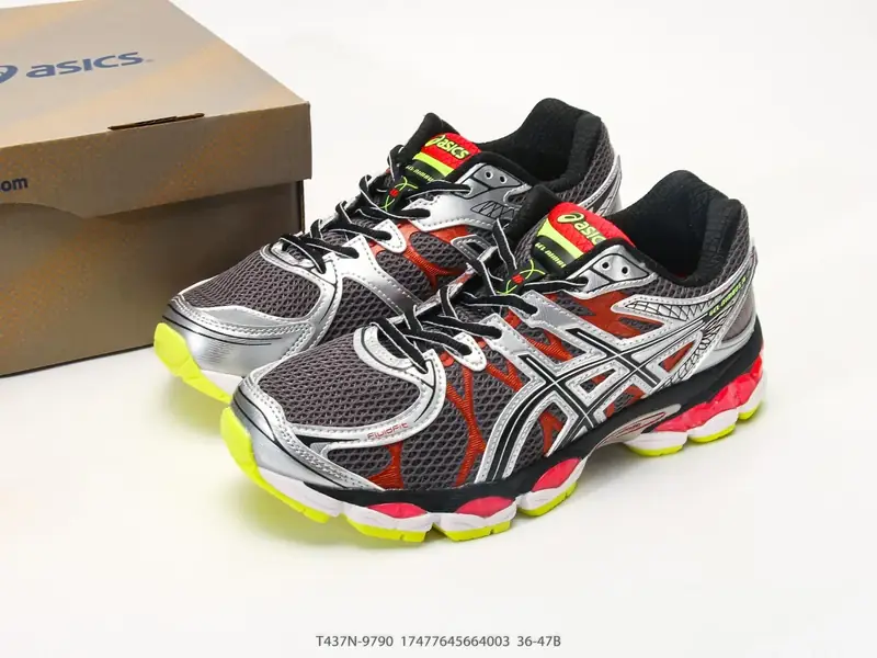 아식스 운동화 레트로 키높이 두꺼운 밑창 T437N-9790 #17477645664003