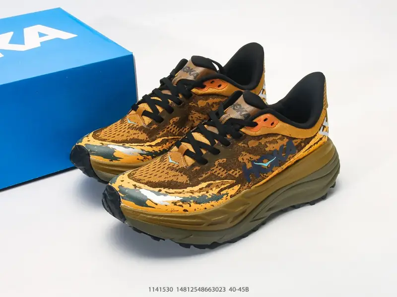 Hoka Sepatu Trail Running Bantalan Anti-Slip Low Top 1141530 #14812548663023