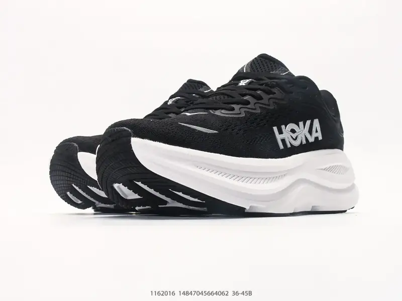 Z HOKA ONE ONE Bondi 9 WIDE 邦迪九代舒适防滑耐磨低帮休闲跑步鞋 相比常规跑鞋 HOKA ONE ONE特别研发使用性能独特的几何形跑鞋 1162016 #14847045664062