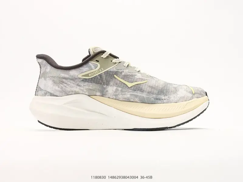HOKA ONE ONE 男女款火箭 Rocket X 3 轻便透气缓震支撑碳板竞速马拉松公路跑步鞋 WHITE/DIVA HOKA ONE ONE Rocket X 3 厚底增高运动老爹鞋：颜值与 1180830 #14862938043004