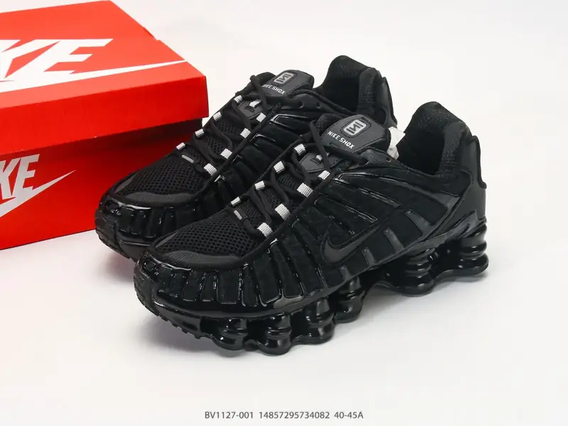 耐克 Nike Shox TL 男子运动鞋厚底增高老爹鞋，令机械力学缓震性能跃升新层次 BV1277-001 #14857295734082