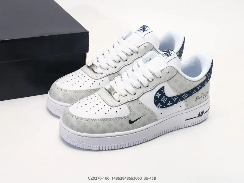 耐克 Nike Air Force 1 '07 空军一号含气垫 低帮百搭厚底增高休闲运动板鞋 CZ0270-106 #14862848663063