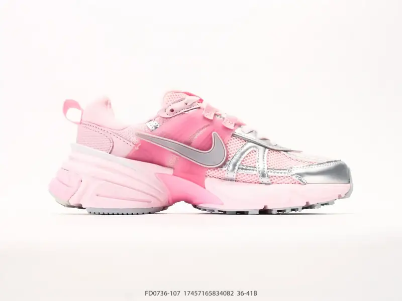 NIKE V2K RUN 复古风潮 耐克 网面透气运动鞋 灰银紧致的 FD0736-107 #17457165834082