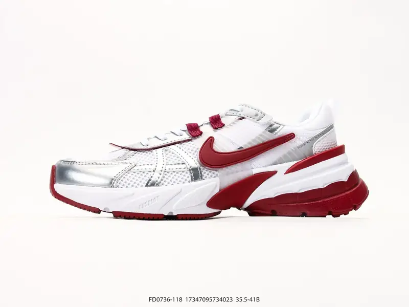 NIKE V2K RUN 复古风潮 耐克 网面透气运动鞋 灰银紧致的 FD0736-118 #17347095734023