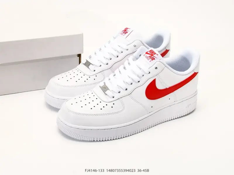耐克 Nike Air Force 1 '07 LX空军一号含气垫 低帮百搭厚底增高休闲运动板鞋 FJ4146-133 #14807355394023