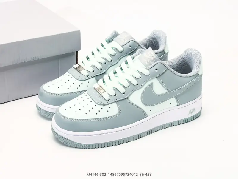 耐克 Nike Air Force 1 '07 Low 空军一号含气垫 低帮百搭厚底增高休闲运动板鞋 FJ4146-302 #14867095734042