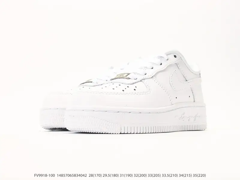 童鞋 Nike Air Force 1’07 耐克 空军一号 低帮百搭休闲运动板鞋 FV9918-100 #14857065834042