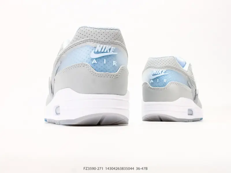 Nike Air Max 1 耐克气垫 缓震 耐磨运动鞋 鞋身材质均选择皮革 织物 麂皮多种材质覆盖 保证质感的前提下 层次感也相当不错带有开窗式 Air Max 气垫的 FZ3590-271 #14304263835044