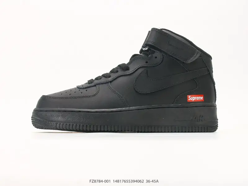 耐克 Nike Air Force 1 ‘07 HIGH 空军一号 AF1 高帮魔术贴百搭休闲厚底增高运动板鞋时尚男女鞋，柔软、弹性十足的缓震性能和出色的 FZ8784-001 #14817655394062