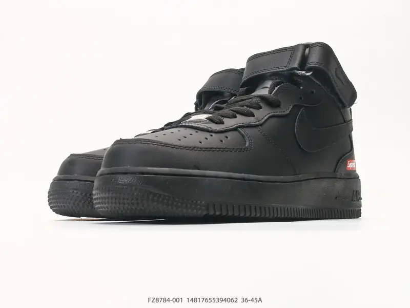耐克 Nike Air Force 1 ‘07 HIGH 空军一号 AF1 高帮魔术贴百搭休闲厚底增高运动板鞋时尚男女鞋，柔软、弹性十足的缓震性能和出色的 FZ8784-001 #14817655394062