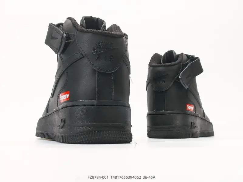 耐克 Nike Air Force 1 ‘07 HIGH 空军一号 AF1 高帮魔术贴百搭休闲厚底增高运动板鞋时尚男女鞋，柔软、弹性十足的缓震性能和出色的 FZ8784-001 #14817655394062