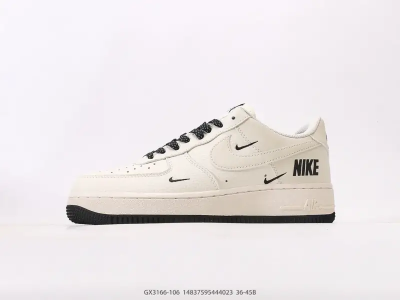 耐克Nike Air Force 1 Low 空军一号低帮百搭休闲运动板鞋 柔软、弹性十足的缓震性能和出色的 GX3166-106 #14837595444023