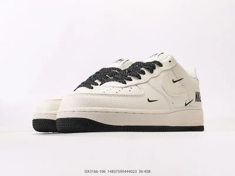 耐克Nike Air Force 1 Low 空军一号低帮百搭休闲运动板鞋 柔软、弹性十足的缓震性能和出色的 GX3166-106 #14837595444023