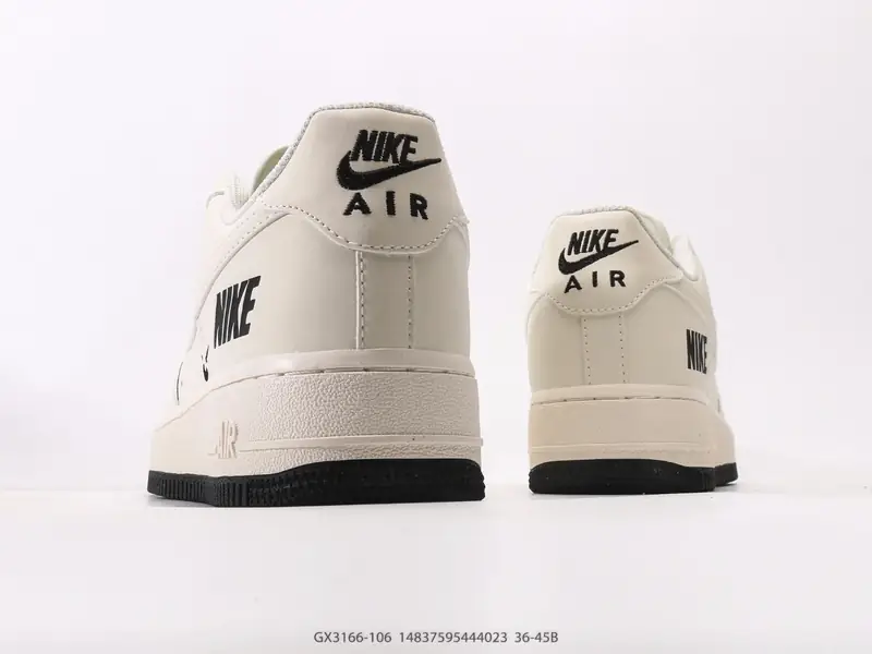 耐克Nike Air Force 1 Low 空军一号低帮百搭休闲运动板鞋 柔软、弹性十足的缓震性能和出色的 GX3166-106 #14837595444023