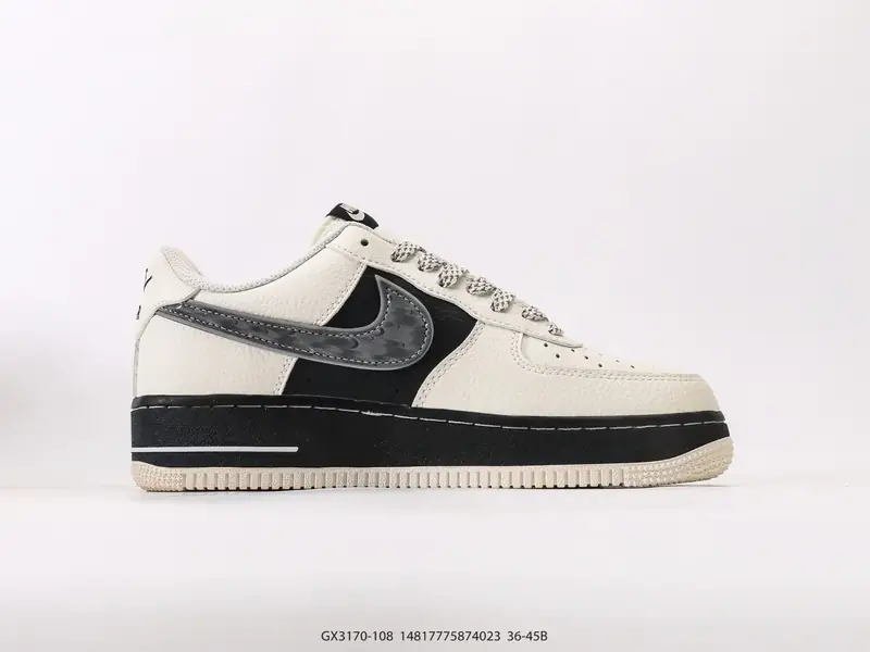 耐克Nike Air Force 1 Low 空军一号低帮百搭休闲运动板鞋 柔软、弹性十足的缓震性能和出色的 GX3170-108 #14817775874023