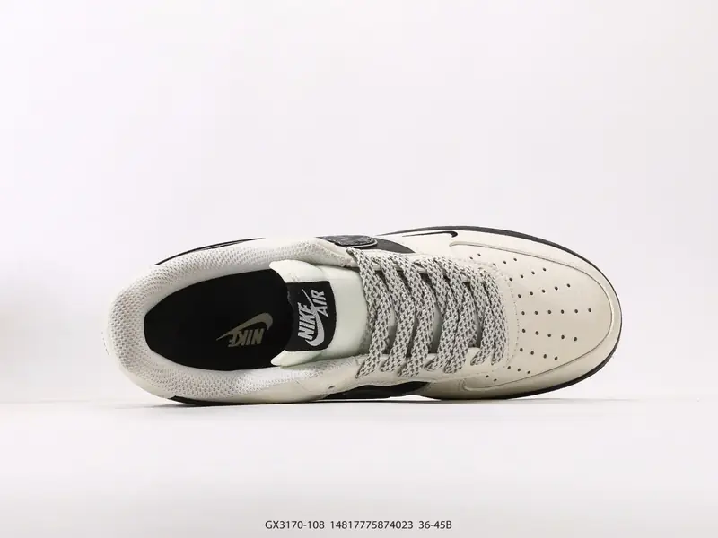 耐克Nike Air Force 1 Low 空军一号低帮百搭休闲运动板鞋 柔软、弹性十足的缓震性能和出色的 GX3170-108 #14817775874023