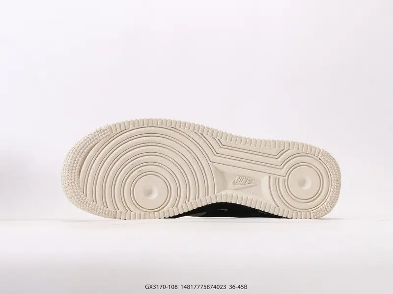 耐克Nike Air Force 1 Low 空军一号低帮百搭休闲运动板鞋 柔软、弹性十足的缓震性能和出色的 GX3170-108 #14817775874023
