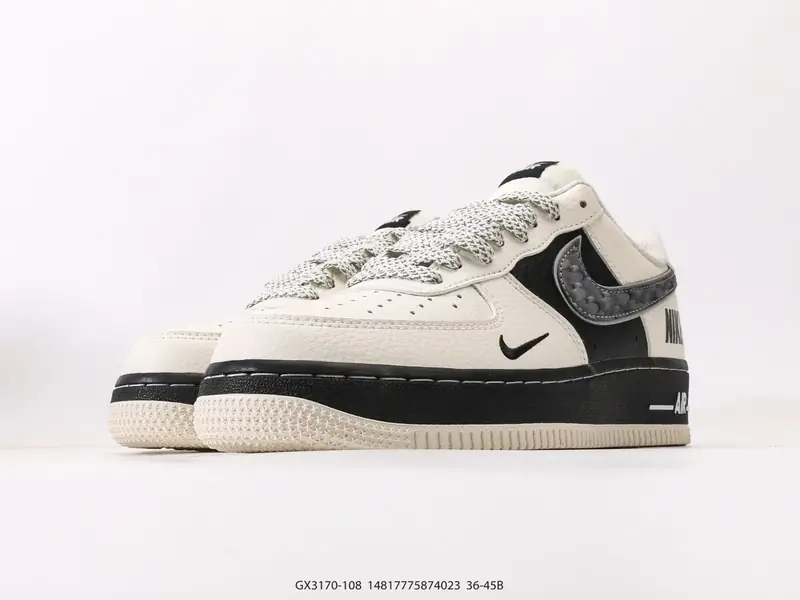 耐克Nike Air Force 1 Low 空军一号低帮百搭休闲运动板鞋 柔软、弹性十足的缓震性能和出色的 GX3170-108 #14817775874023